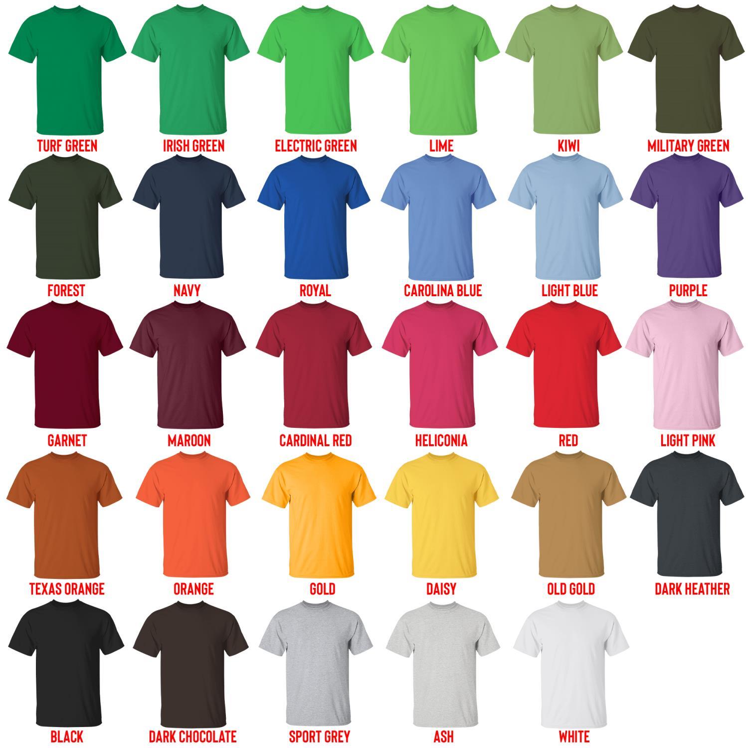 t shirt color chart - Persona 5 Store
