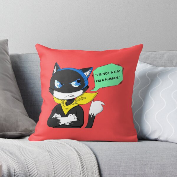 Persona 5- Morgana Throw Pillow