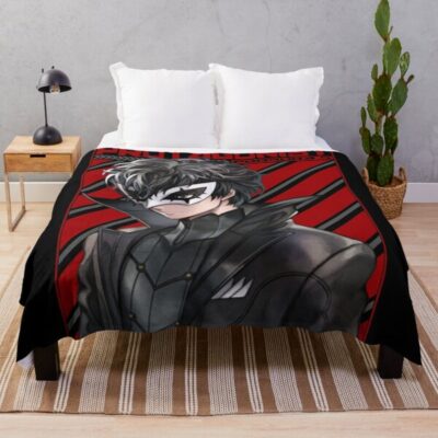 PERSONA 5 PROTAGONIST PHANTOM Throw Blanket